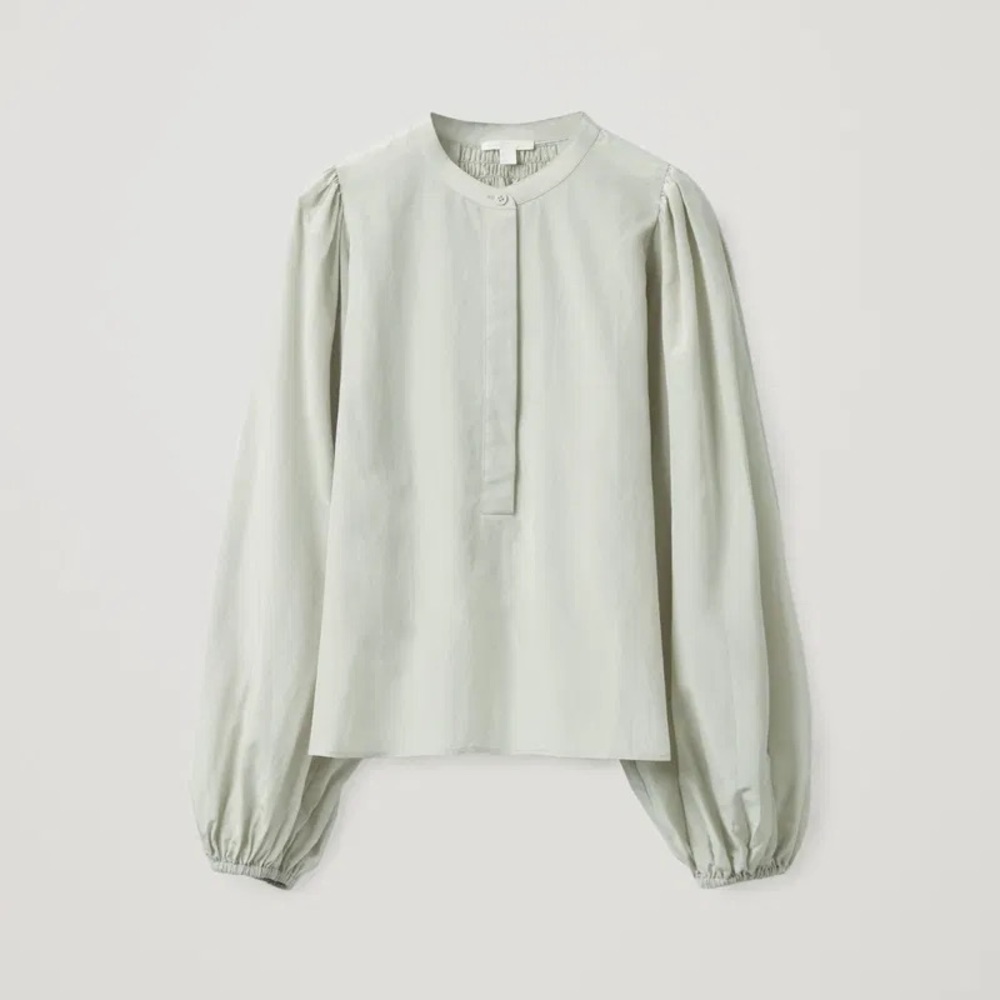 COS Silk Puff Sleeve Blouse